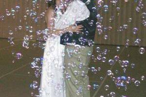 Example of a bubble machine that is offered as a addition