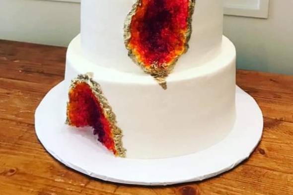Geode Wedding Cake