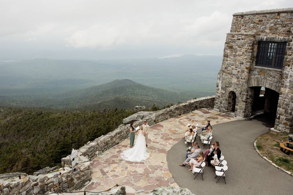 Microwedding lake placid