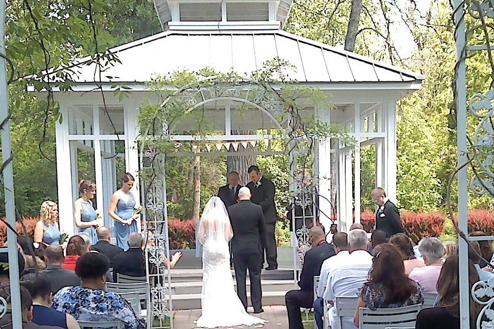 The wedding ceremony