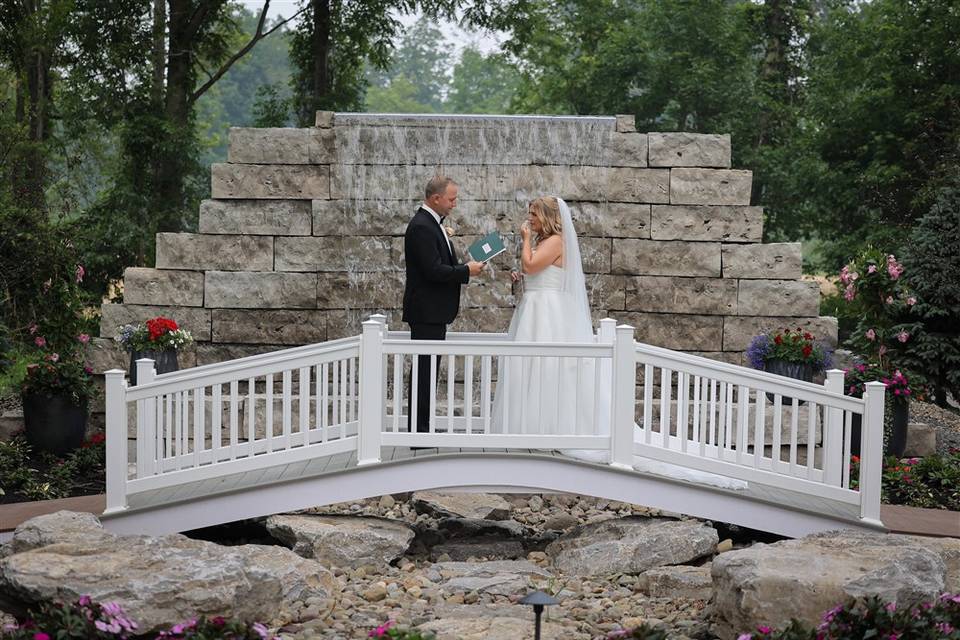 Waterfall Love Bridge