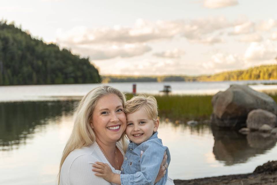 Mom and me