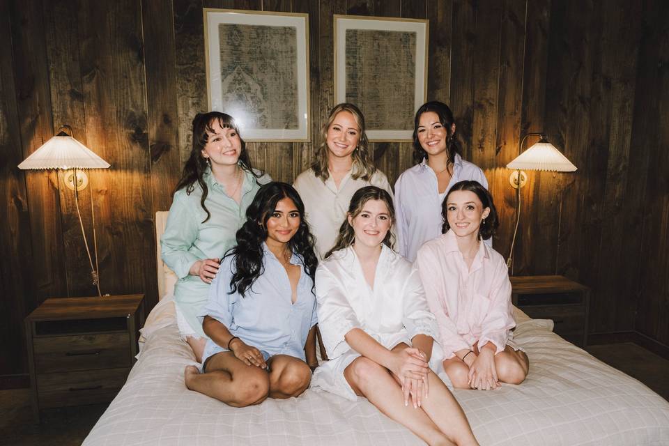 Bridesmaids in the Cottage