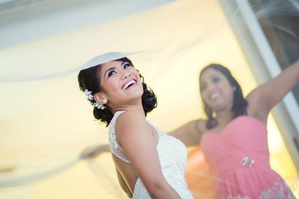 Bridal hair and makeup at the four seasons at koolina