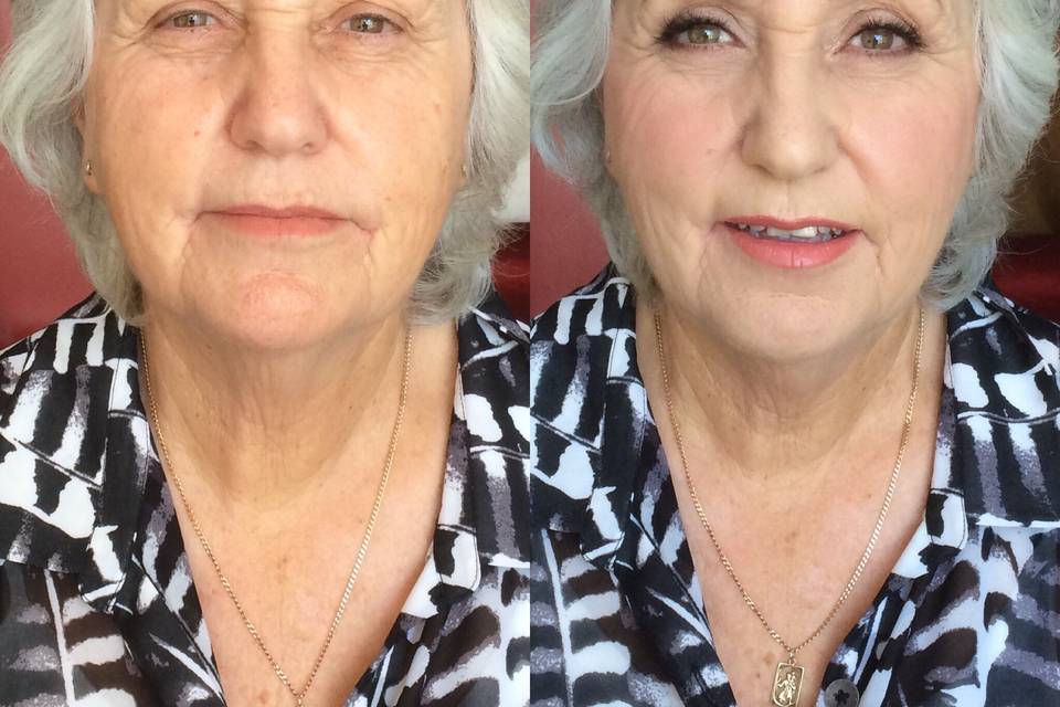 Before and after of mother of the bride from australia