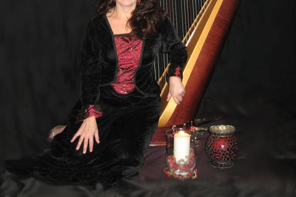 Harpist Laimi Fernandez