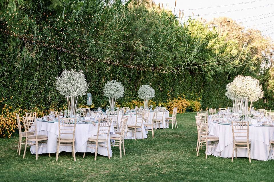 Baby's breath wedding, Athens