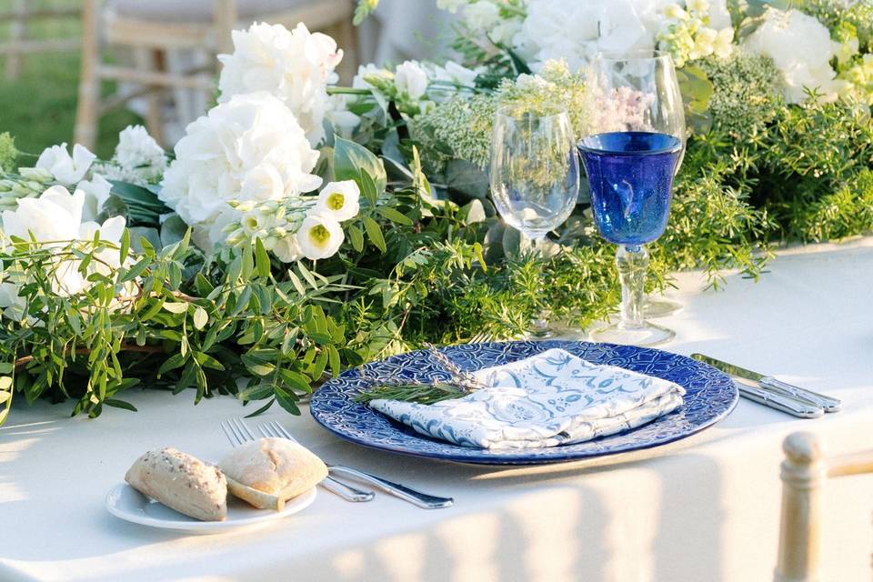 Wedding amongst olive trees