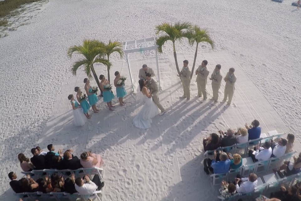 Beach wedding - Key West HD Video Productions