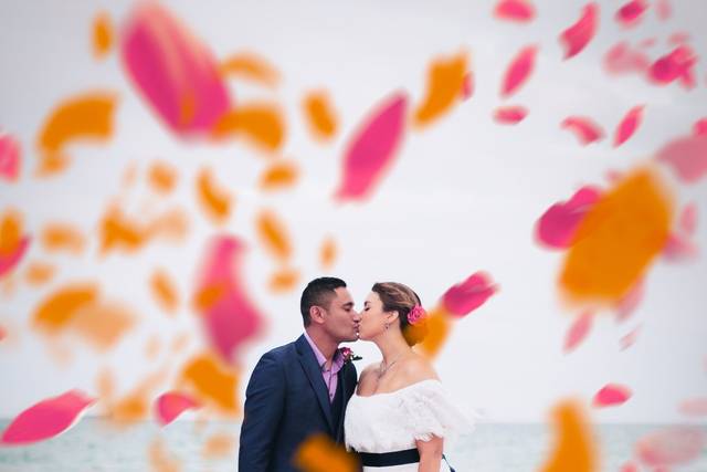 Number  8 real Rose Petals Wedding Bells and Seashells.jpg
