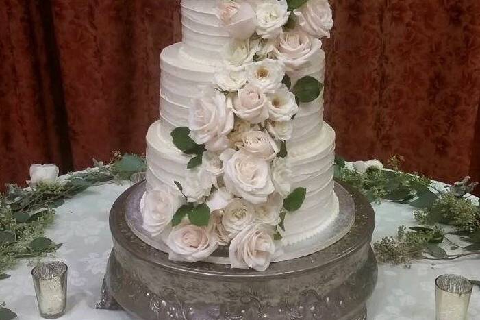 Tall wedding cake