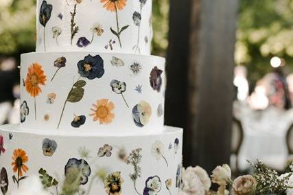 Dried Floral Buttercream Cake