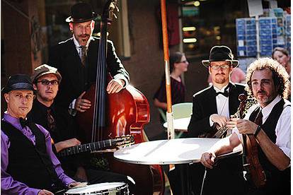 The Silver Mountain String Band, Teahouse Company's foot-stompin' bluegrass band!