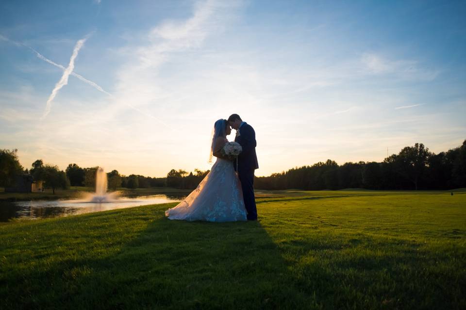 Gorgeous flowing veil