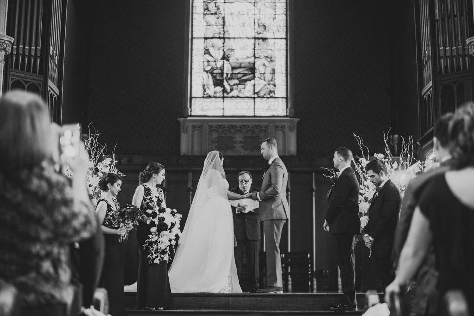 Exchanging vows