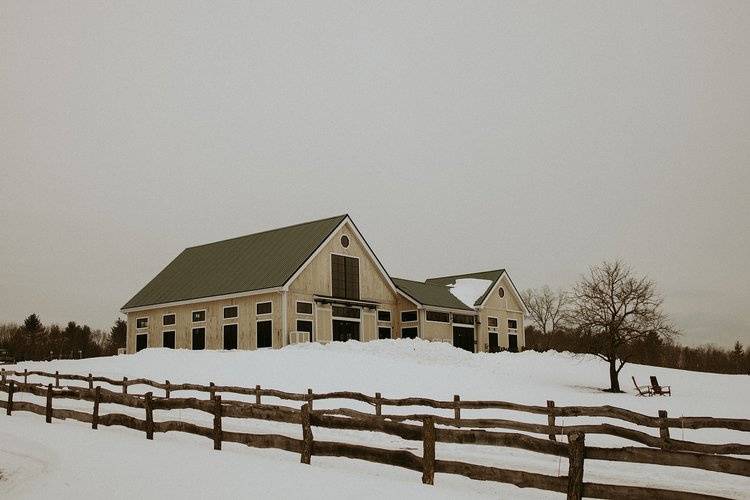 Yellow Barn winter