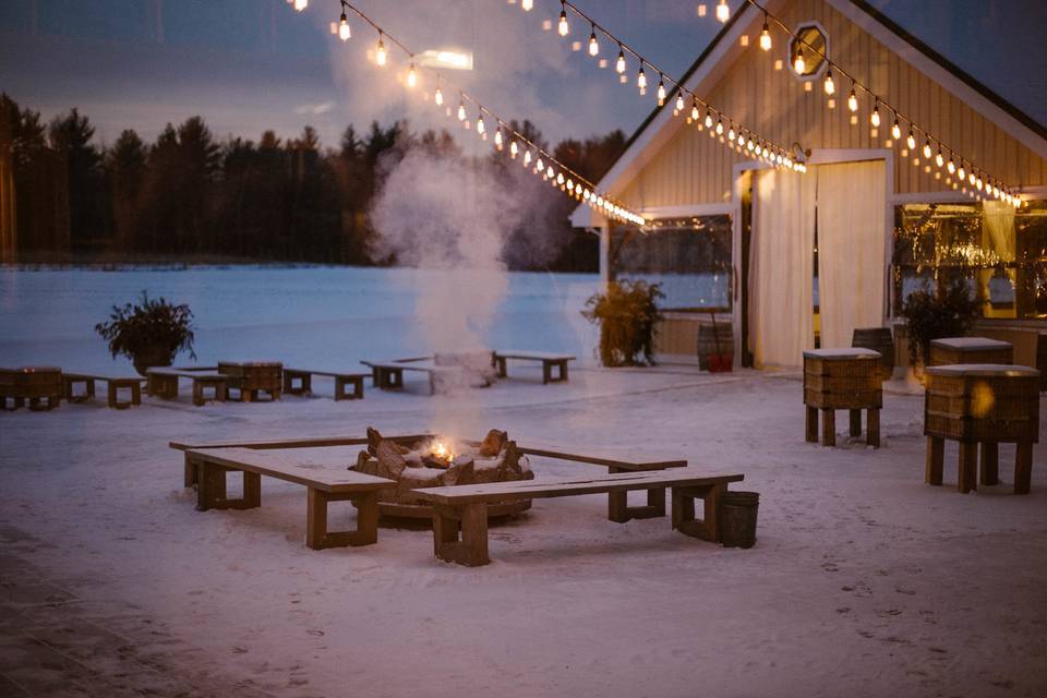 Patio winter