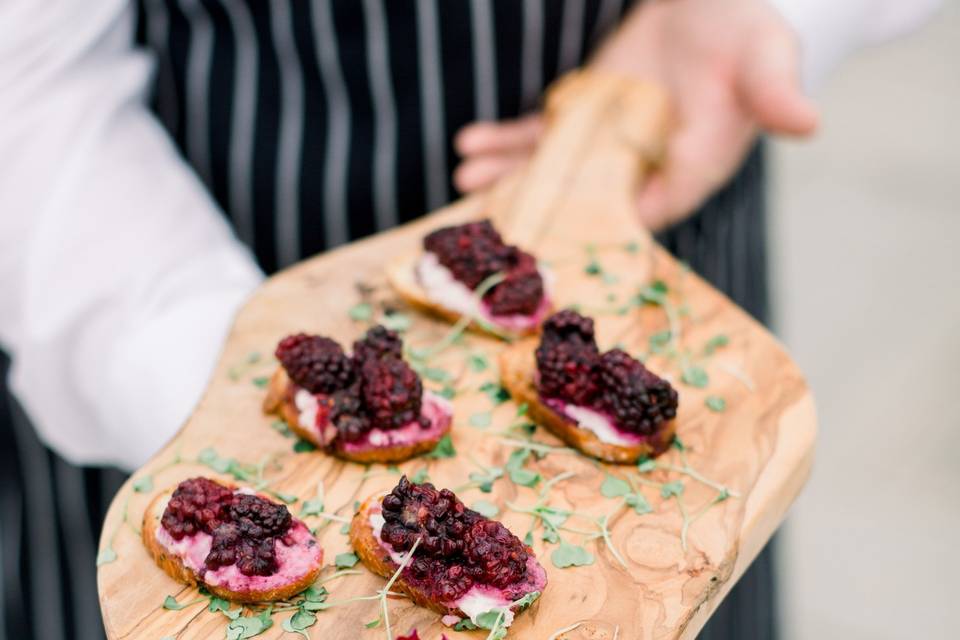 Blackberry Crostini