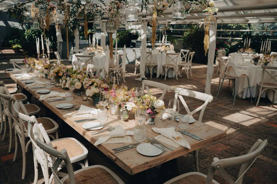 Beautiful spring reception