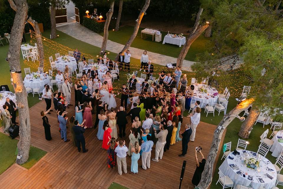 Athenian riviera wedding