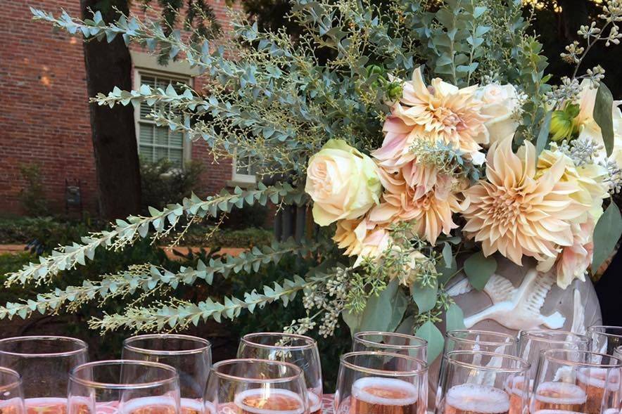 Champagne glasses