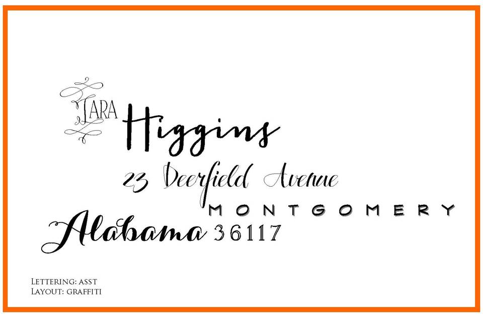 m. branch designs digital calligraphy