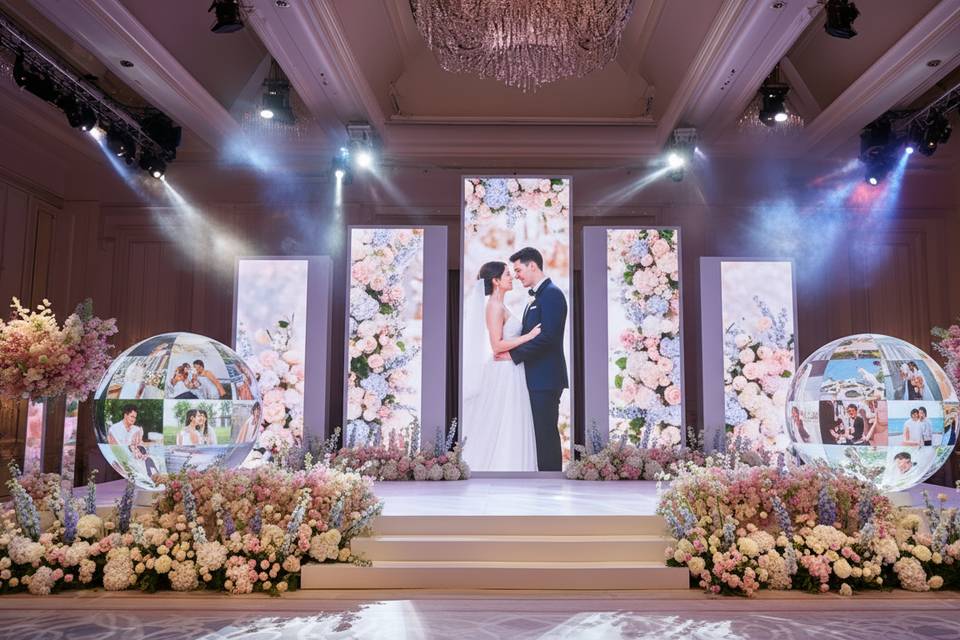 Luxury LED Wedding Stage