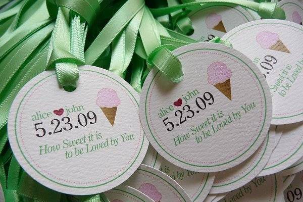Sweet Branch Favor Tags ~ Available at http://www.etsy.com/shop/PrettyStationeryShop