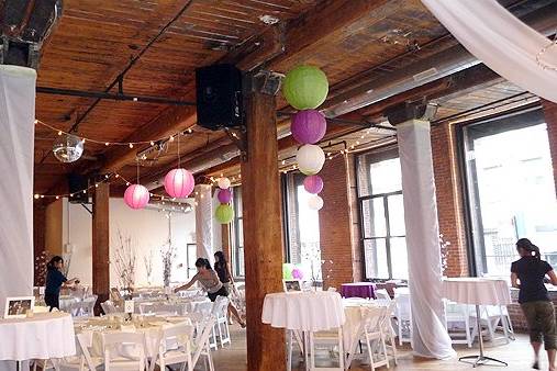Dumbo Loft Wedding Reception