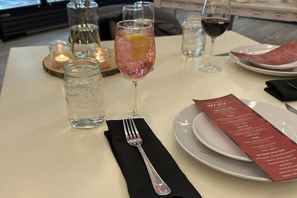 Romantic table