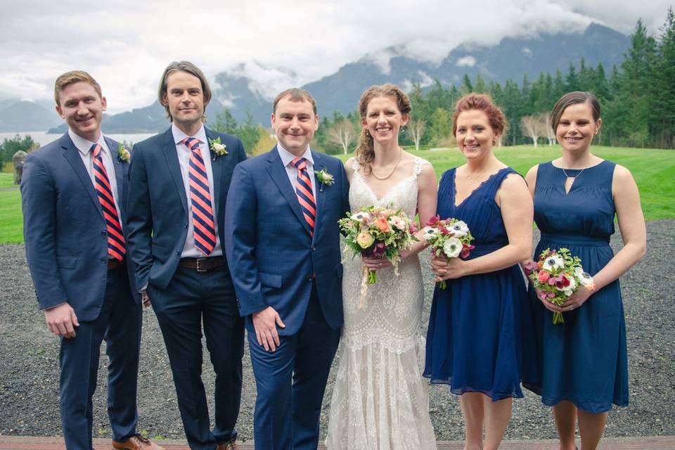 Wedding in the Columbia Gorge