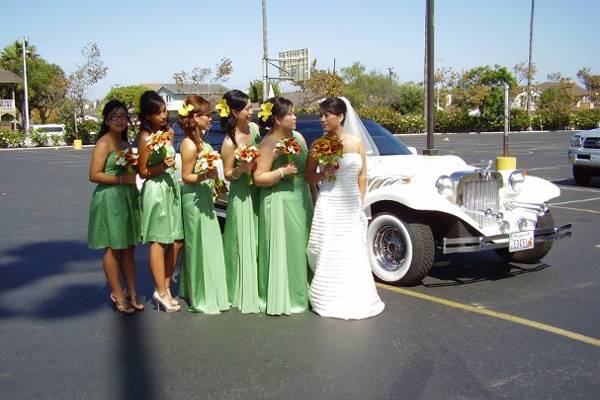 Bride and her bridesmaid