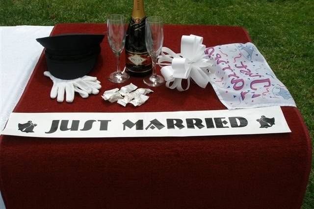Just Married Props