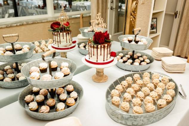 Wedding dessert display