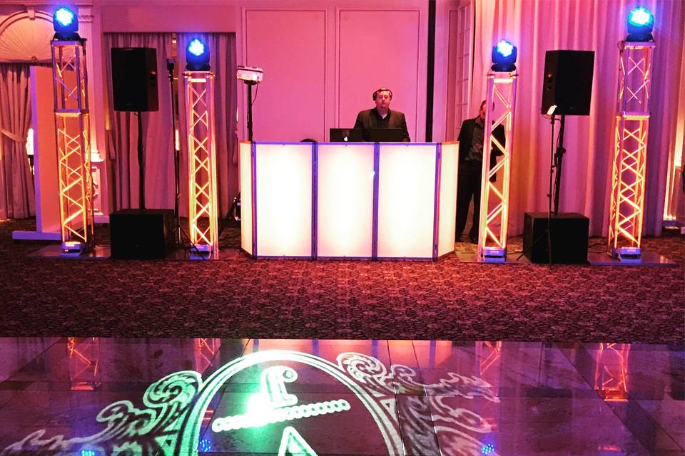 DJ setup