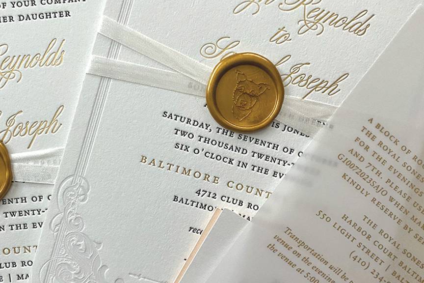 Baltimore Wedding Invitations