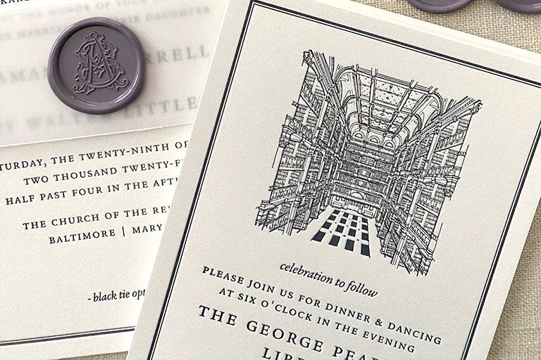 Baltimore Wedding Invitations