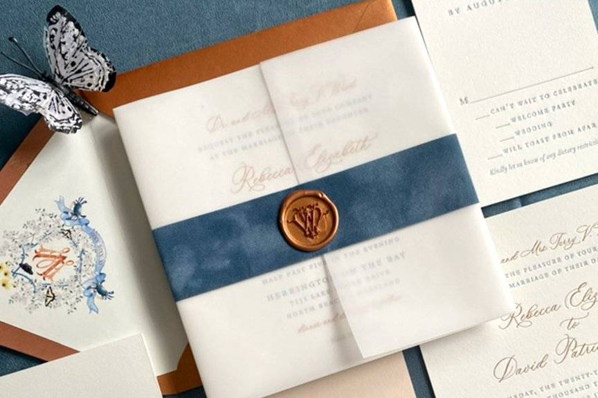 Just Ink On Paper Invitations