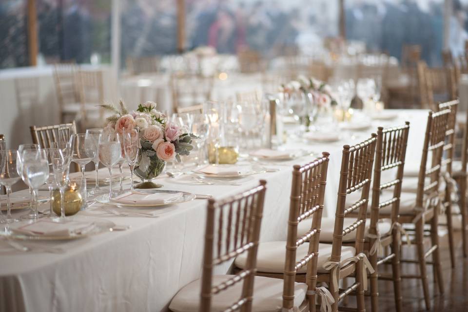 Create your own beautiful event under the tent.