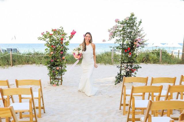 Ceremony at the beach