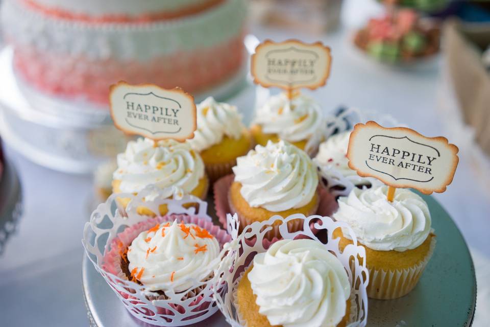 Wedding cupcakes