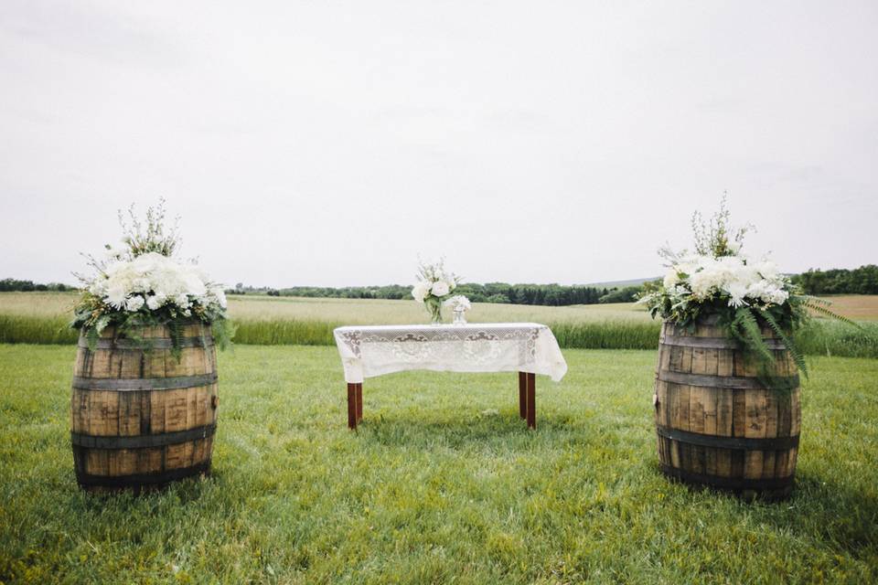 A Country Barn Wedding
