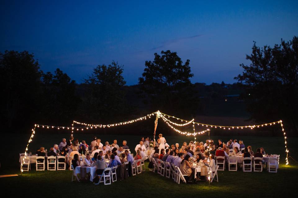 An Alfresco Dinner Wedding