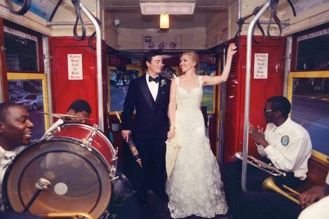 Newlywed couple