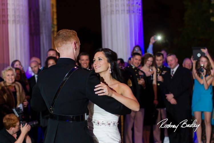 First dance as newlyweds