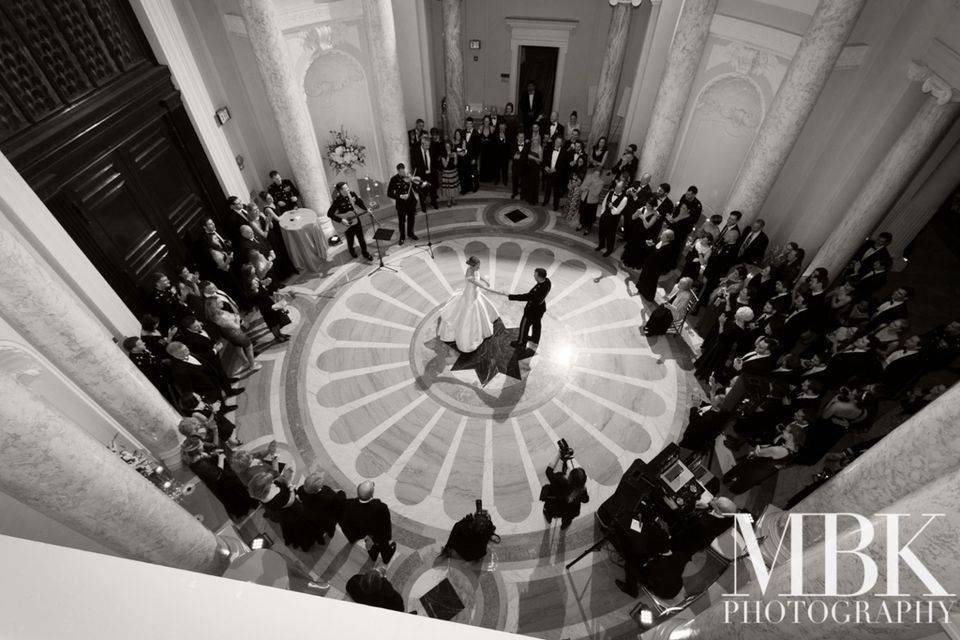 First dance at the reception