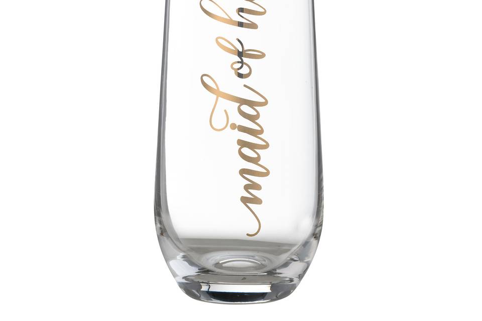 Maid of Honor Glass
