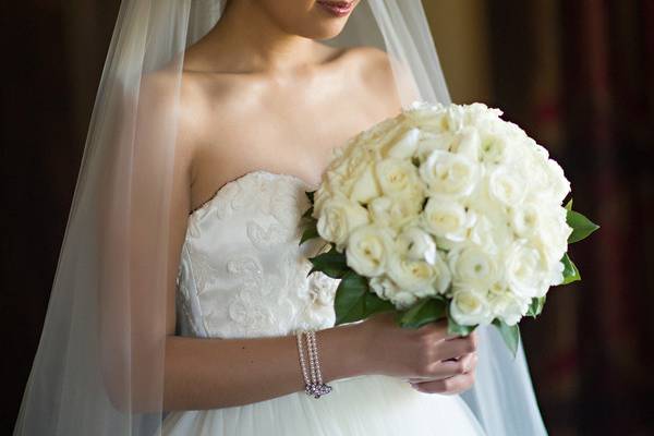 Waiting to walk down the isle