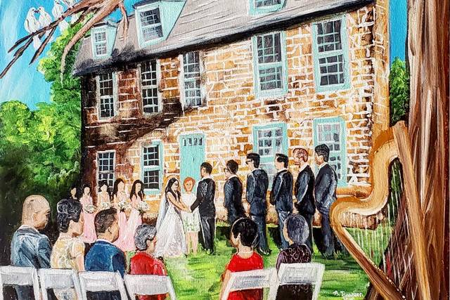 Pennsylvania live painting
