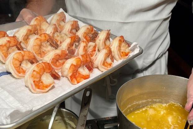 Shrimp Entree Plated